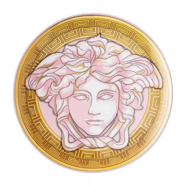 Versace by Rosenthal Brotteller Medusa Amplified Pink Coin (17cm)