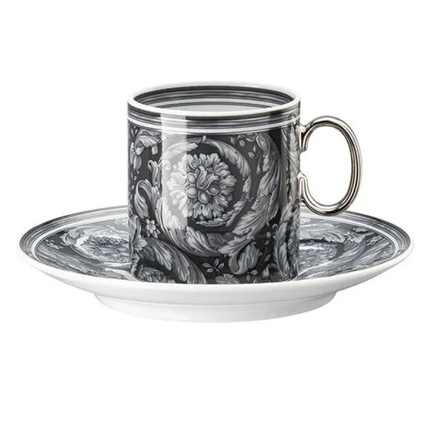 Versace by Rosenthal Espressotasse mit Untertasse Barocco Haze (2-teilig)