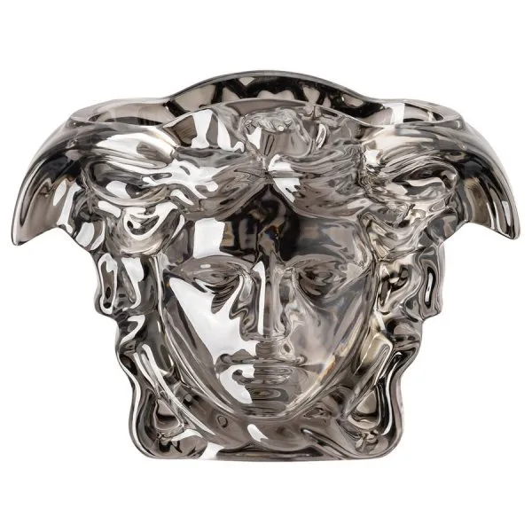 Versace by Rosenthal Vase Medusa Grande Schwarzes Glas (19cm)