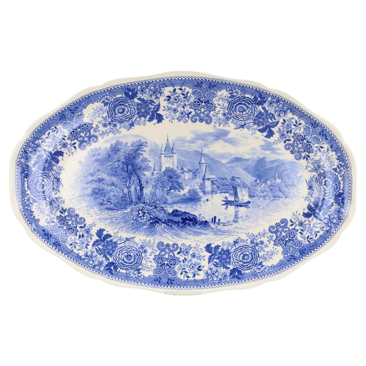 Fleischplatte maxi - Villeroy & Boch Burgenland blau