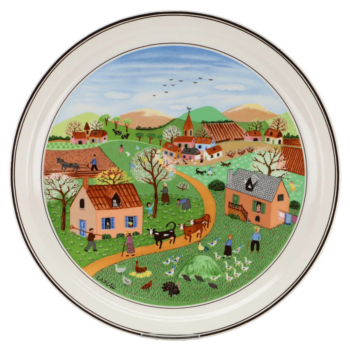 Wandteller No.1 Frühling - Villeroy & Boch Naif