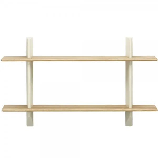 Vitra Wandregal Rayonnage Mural Blanc Colombe Eiche Natur