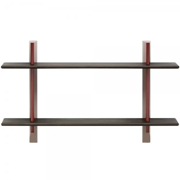 Vitra Wandregal Rayonnage Mural Japanese Red Eiche Dunkel