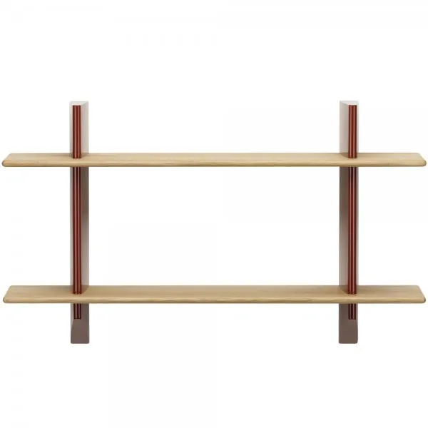 Vitra Wandregal Rayonnage Mural Japanese Red Eiche Natur