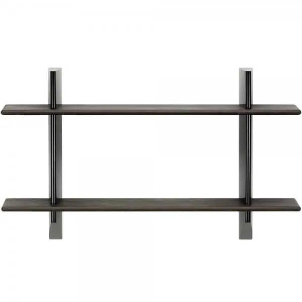 Vitra Wandregal Rayonnage Mural Tiefschwarz Eiche Dunkel