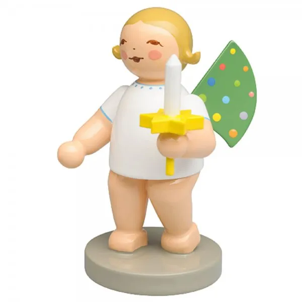 Wendt & Kühn Engel mit farbigen Flügelpunkten 25 Jahre World Childhood Foundation