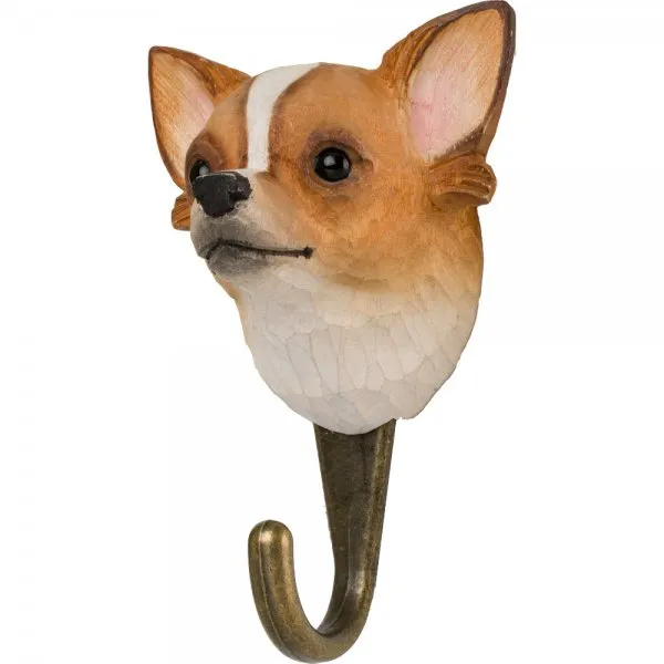 Wildlife Garden Kleiderhaken DecoHook Chihuahua Braun