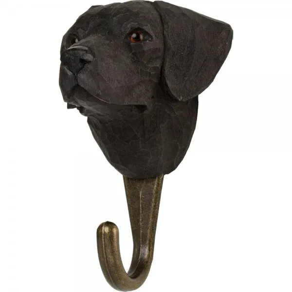 Wildlife Garden Kleiderhaken DecoHook Labrador Retriever Schwarz