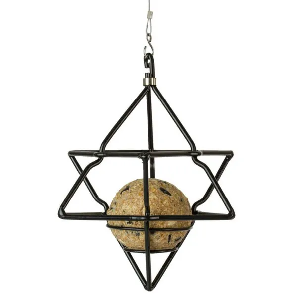 Wildlife Garden Meisenknödelspender Stern Schwarz