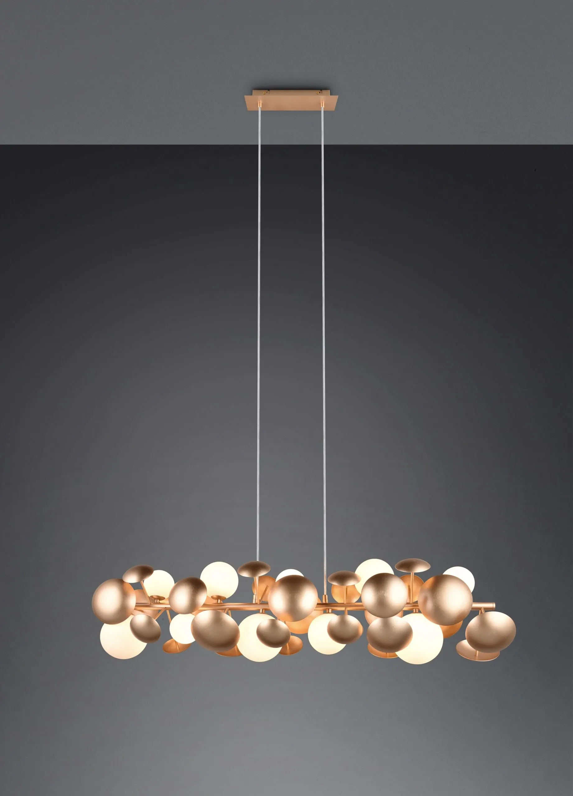 Pendelleuchte Goldfarbig