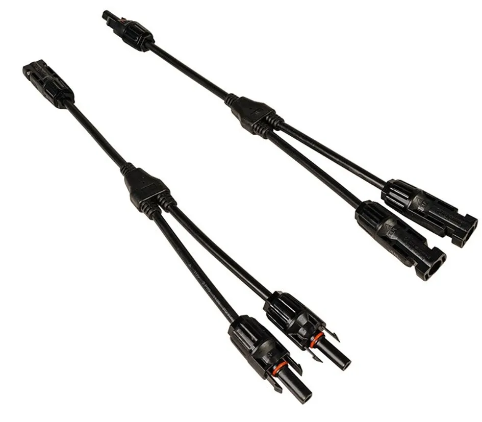 2er SET mit Y-Adapter mit Solarsteckern