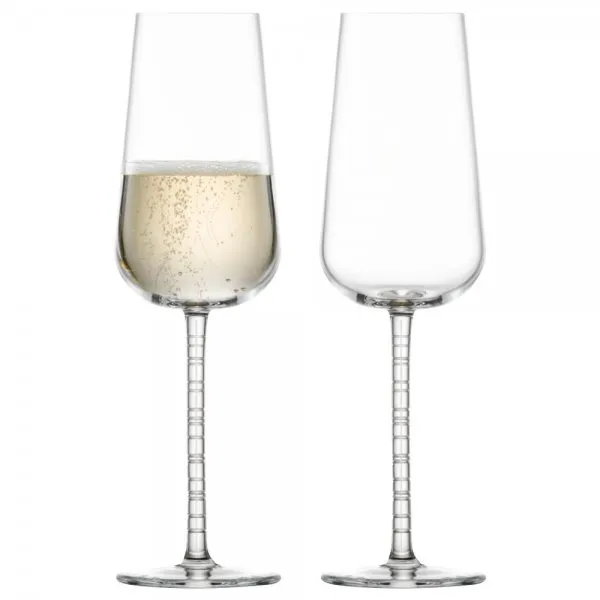 Zwiesel Glas Champagnerglas Set Journey mit Moussierpunkt (2-teilig)