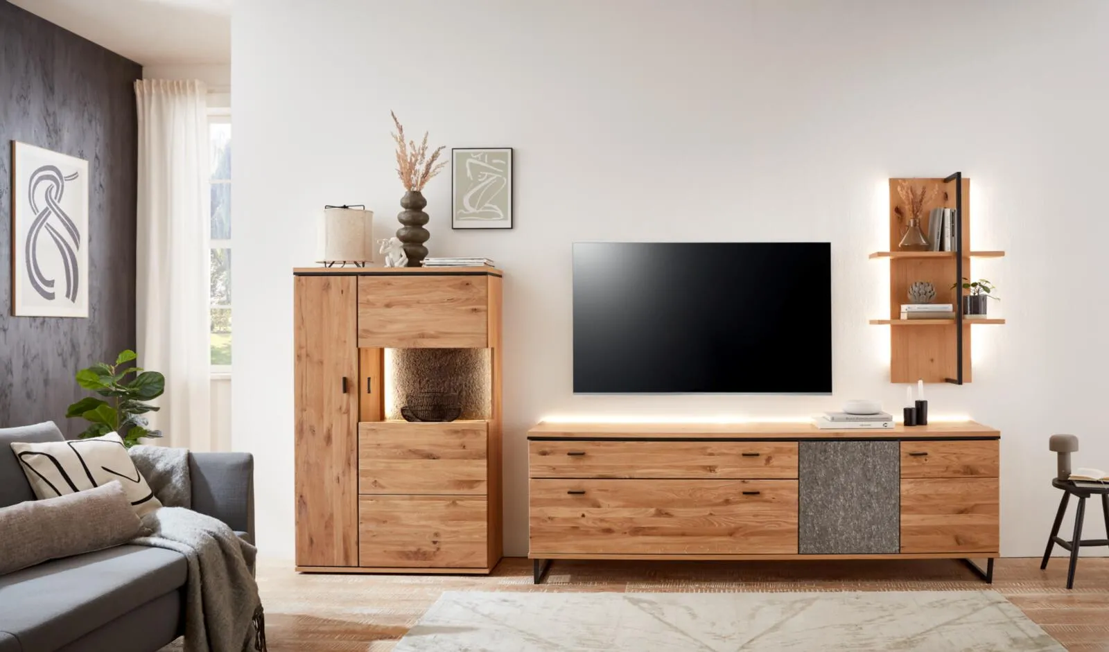 Wohnwand Woods & Trends Tuna