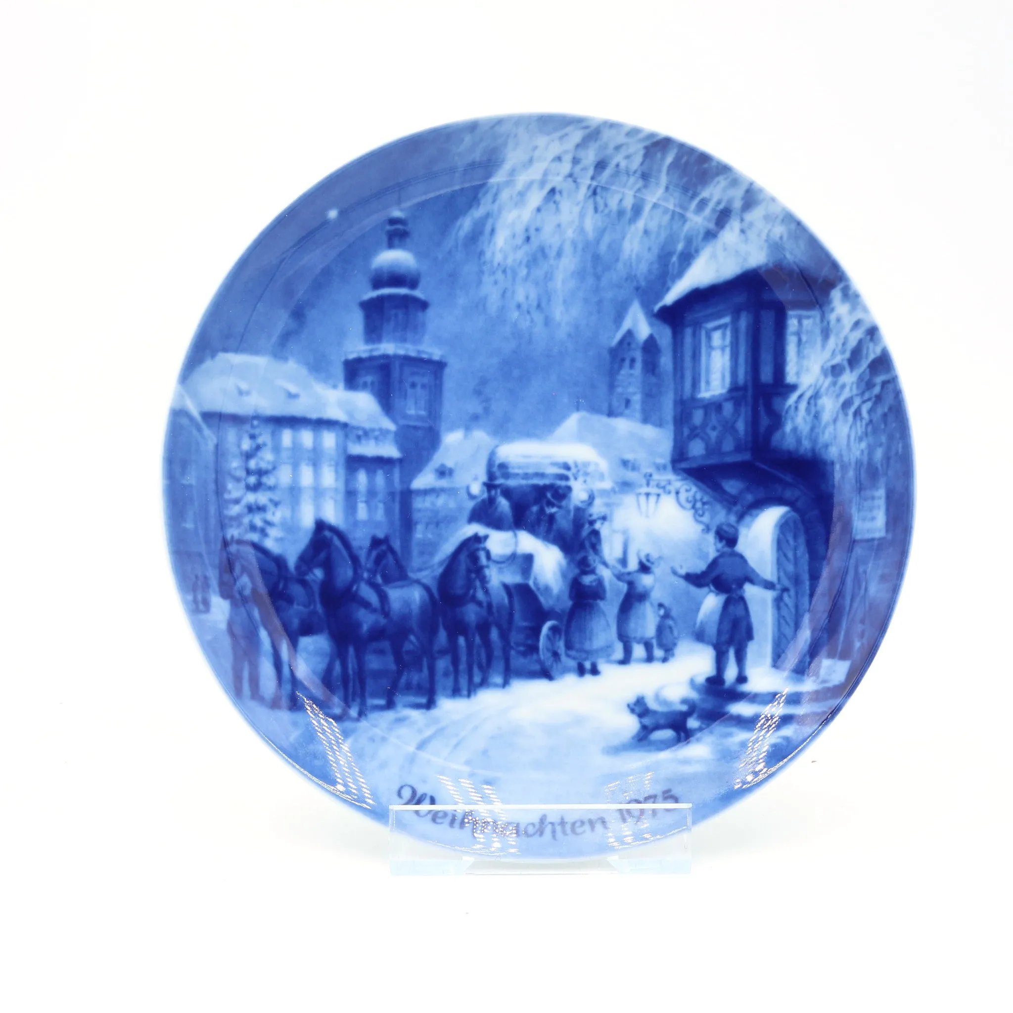 Weihnachten in Dortmund 1975 - Berlin Design Weihnachtsteller