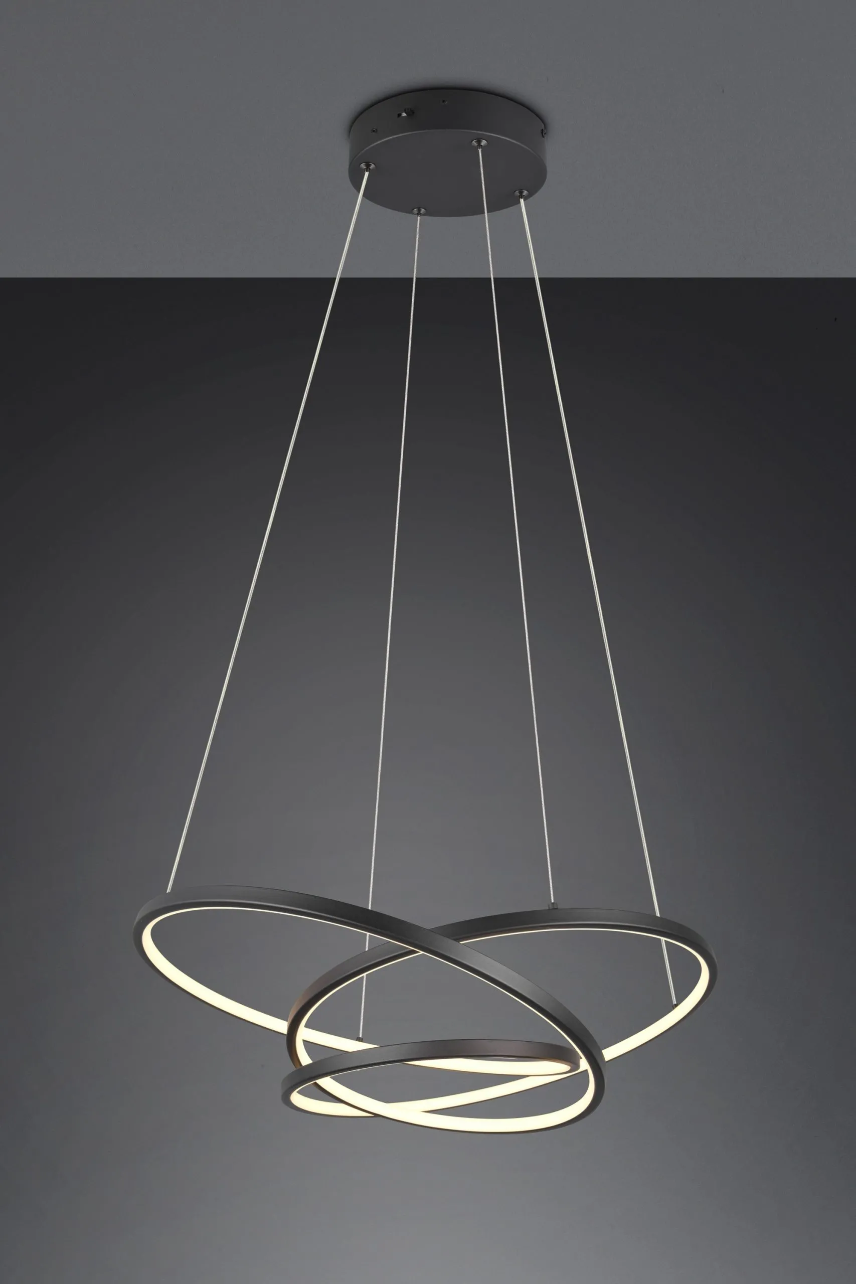 Pendelleuchte Schwarz Matt