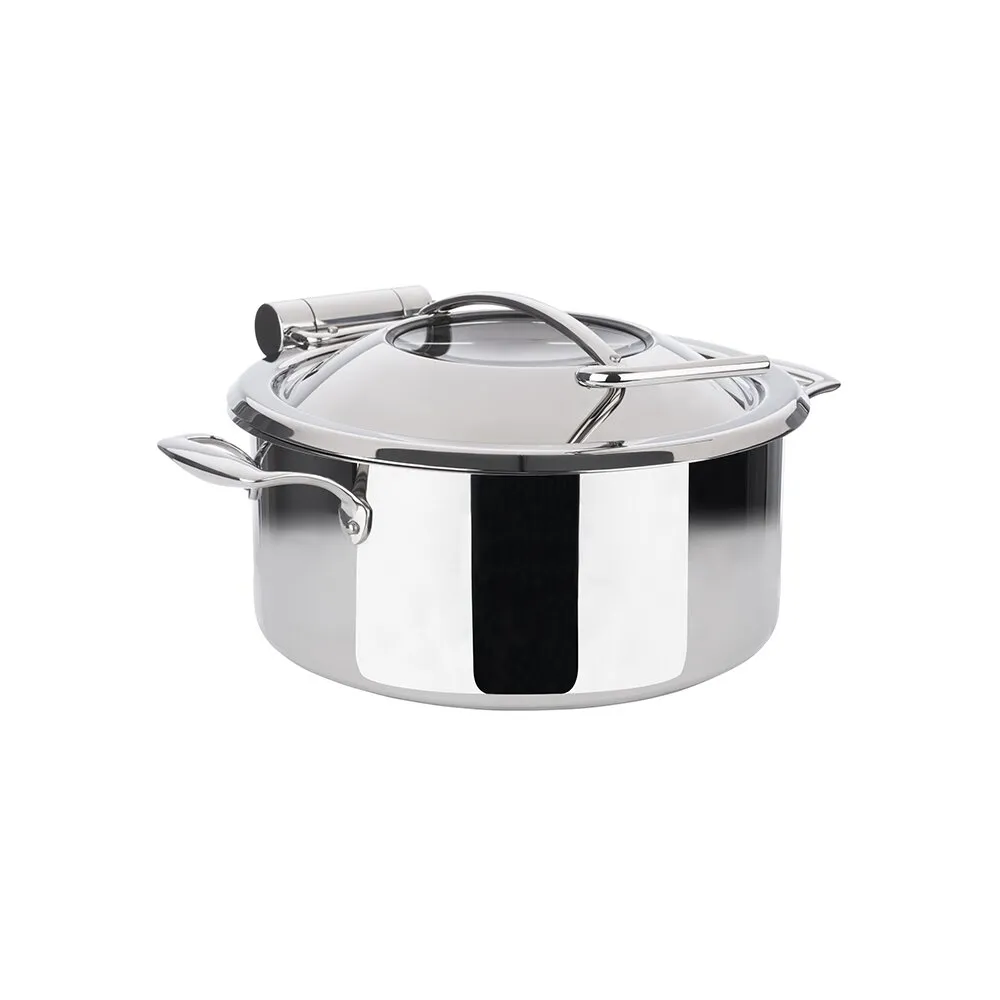 APS Chafing Dish, 4-tlg. Set Ø 30,5 cm, H: 17,5 cm 18/8 Edelstahl