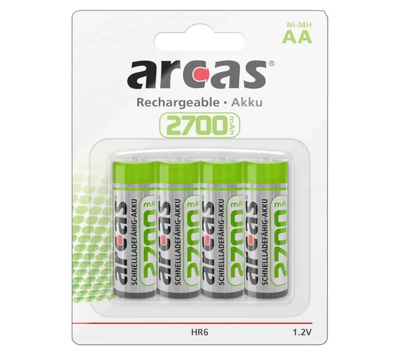 AA Mignon Akku 2700mA NiMH    4er Pack