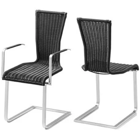 Jimmy FS - Flachstahl-Freischwinger von Bacher