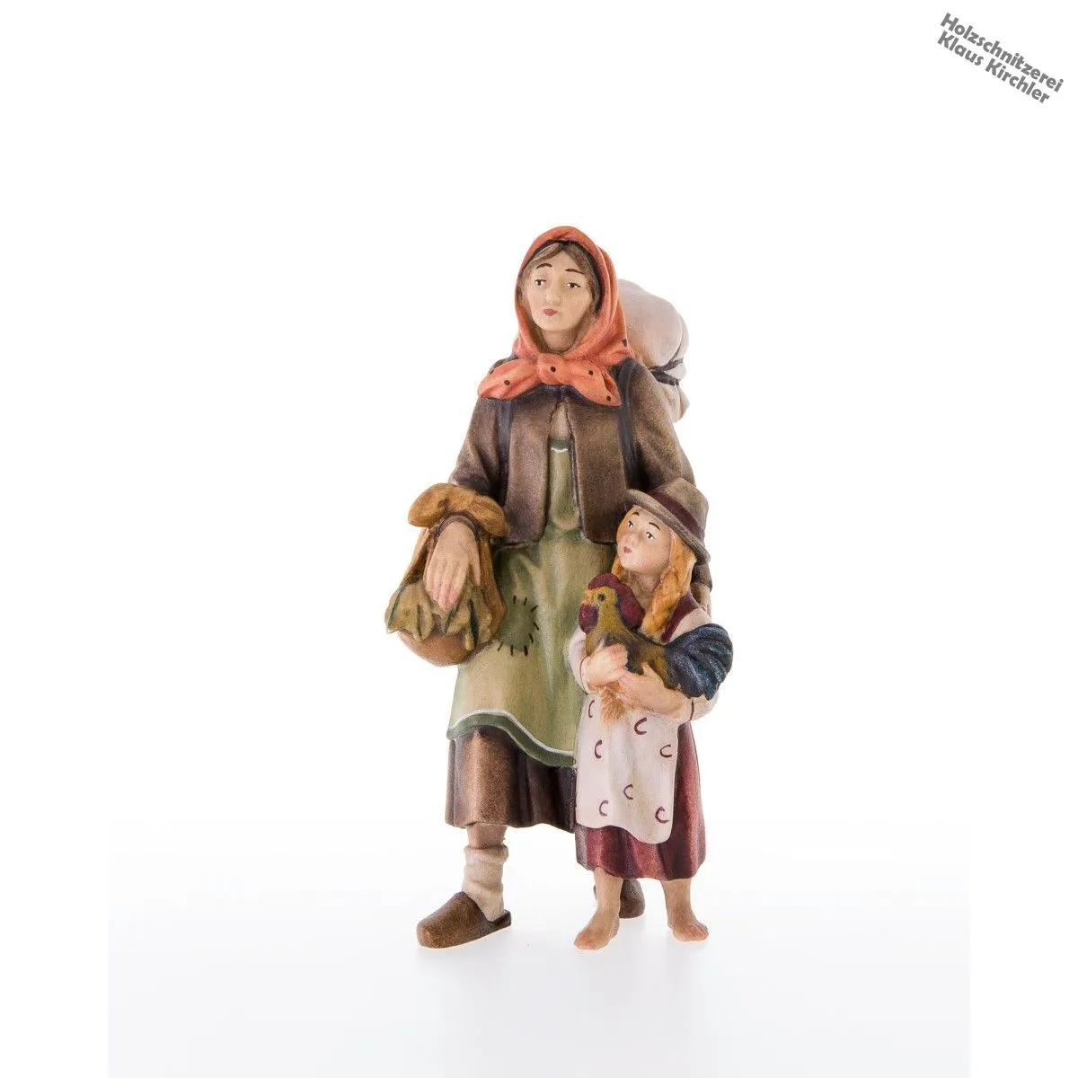 Contadina con bambina