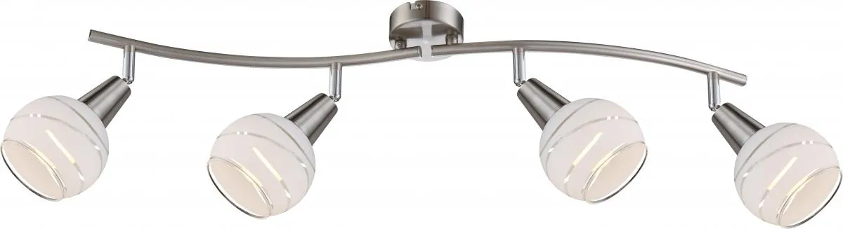 Lighting - ELLIOTT - LED Strahler Metall Nickel matt, 4x E14 LED