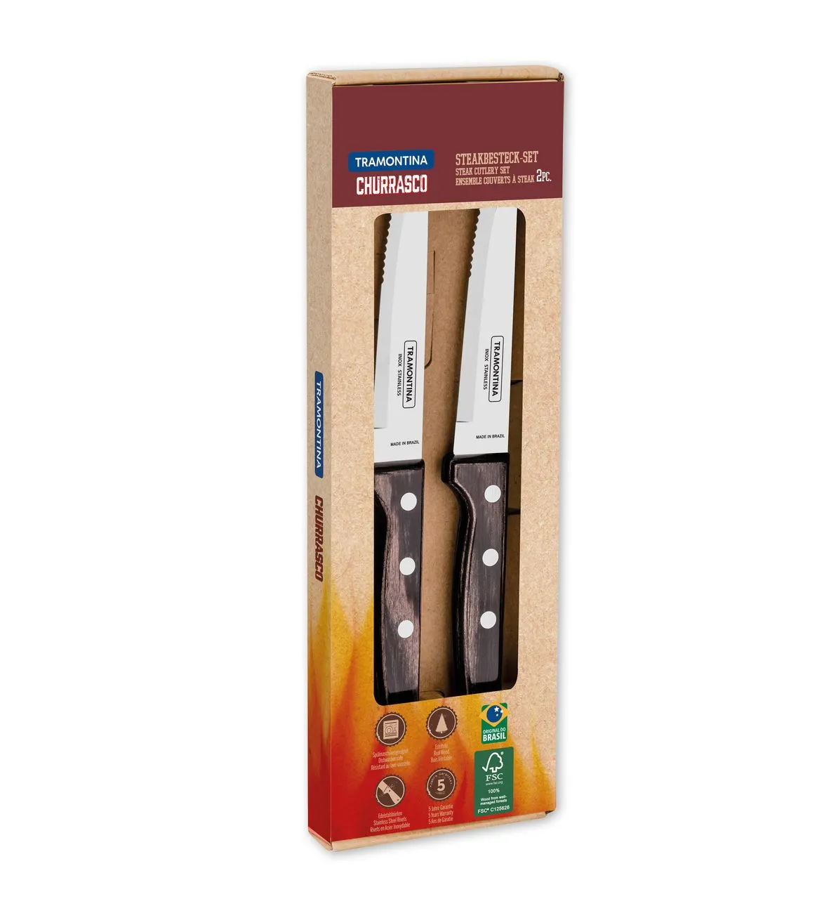 Steakmesser Gaucho, 2-tlg. Set