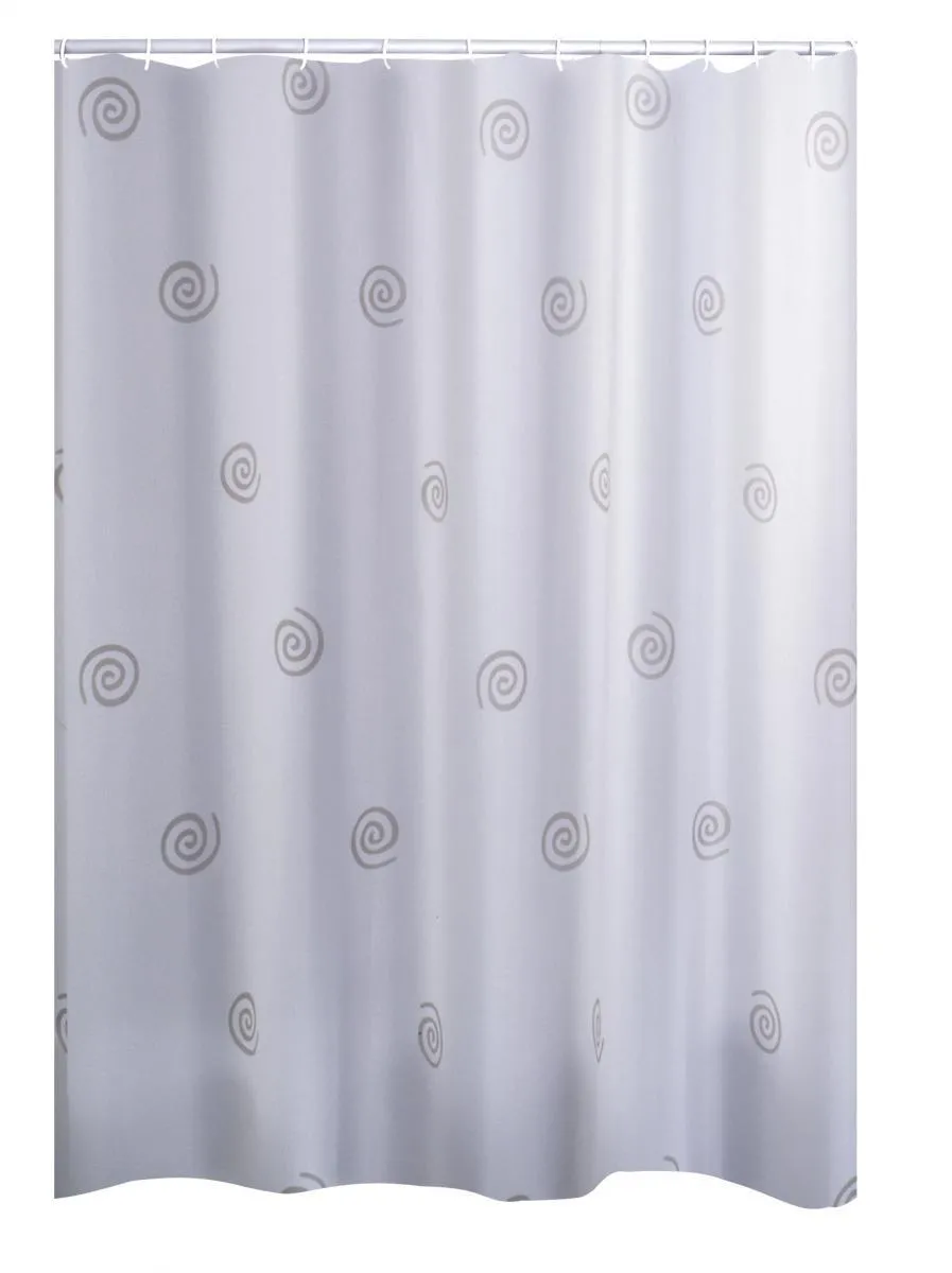 Duschvorhang Textil 240x180 cm Univers grau