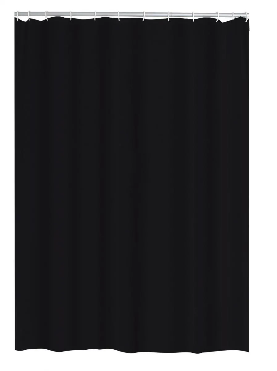 Duschvorhang Textil 180x200 cm Madison schwarz