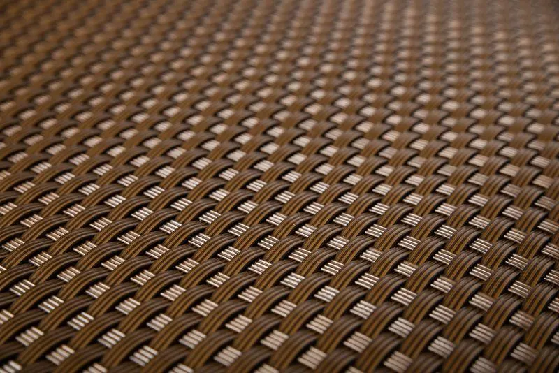 Polyrattan Balkonsichtschutz - Braun 1m x 3m