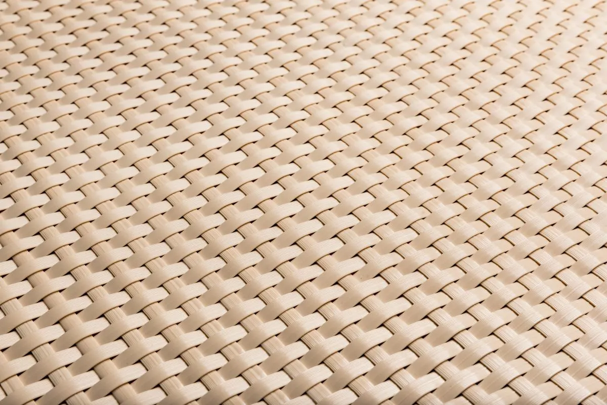 Polyrattan Balkonsichtschutz - Beige 0,9m x 5m