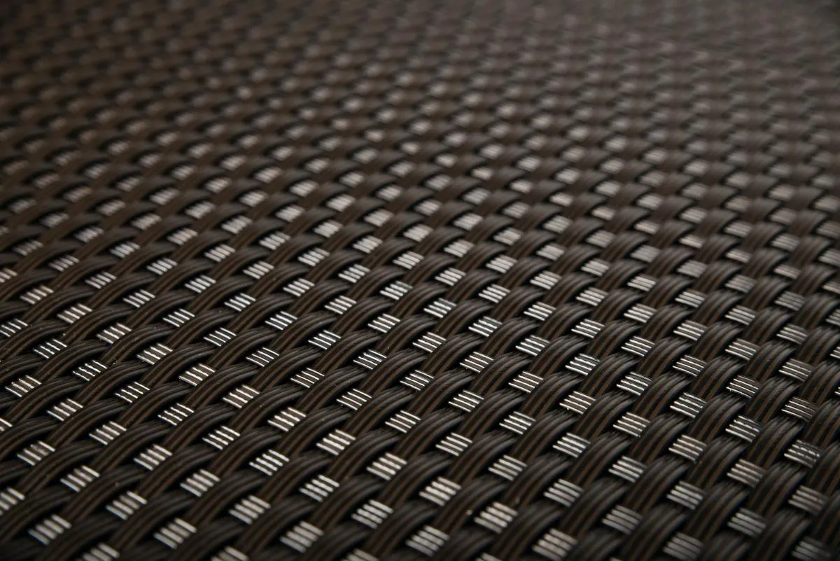 Polyrattan Balkonsichtschutz - Dunkelbraun 0,9m x 5m