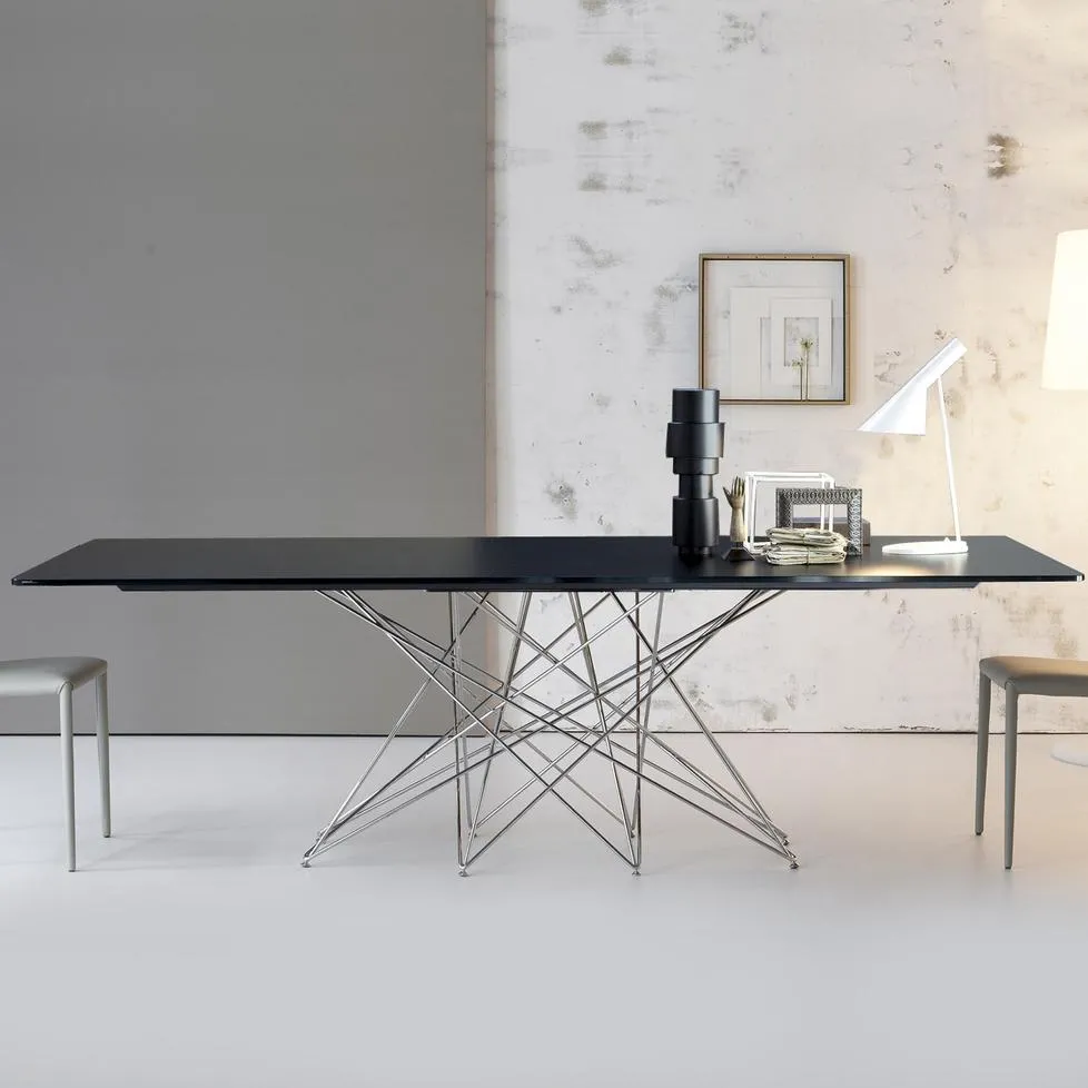 Octa mit Chromgestell - Tisch von Bonaldo