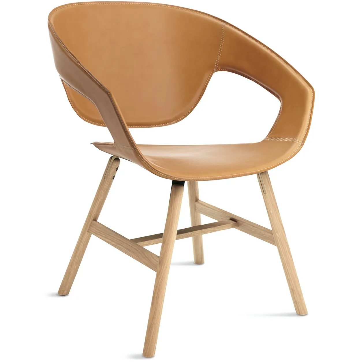 Gepolsterter Armlehnstuhl VAD Wood von Casamania