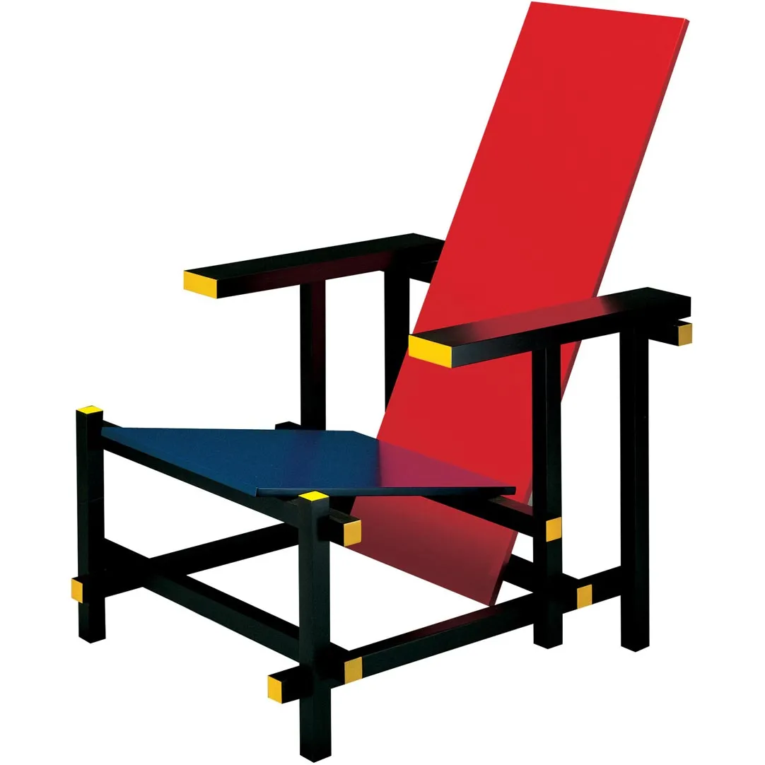 Stuhl Red And Blue von Cassina