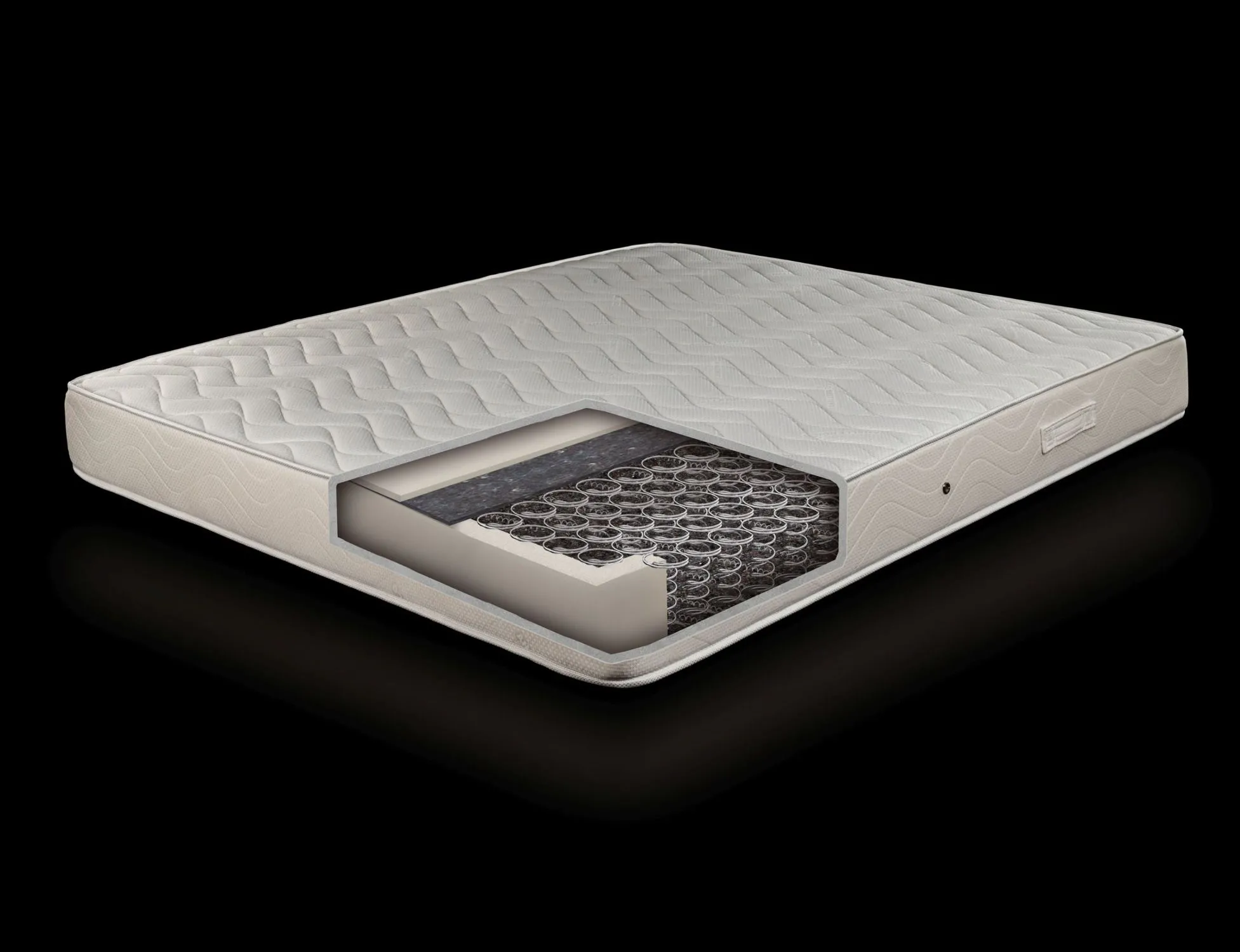 Matratze Classic Soft mit Bonell Federkern - Abmessungen: 80 x 195 cm