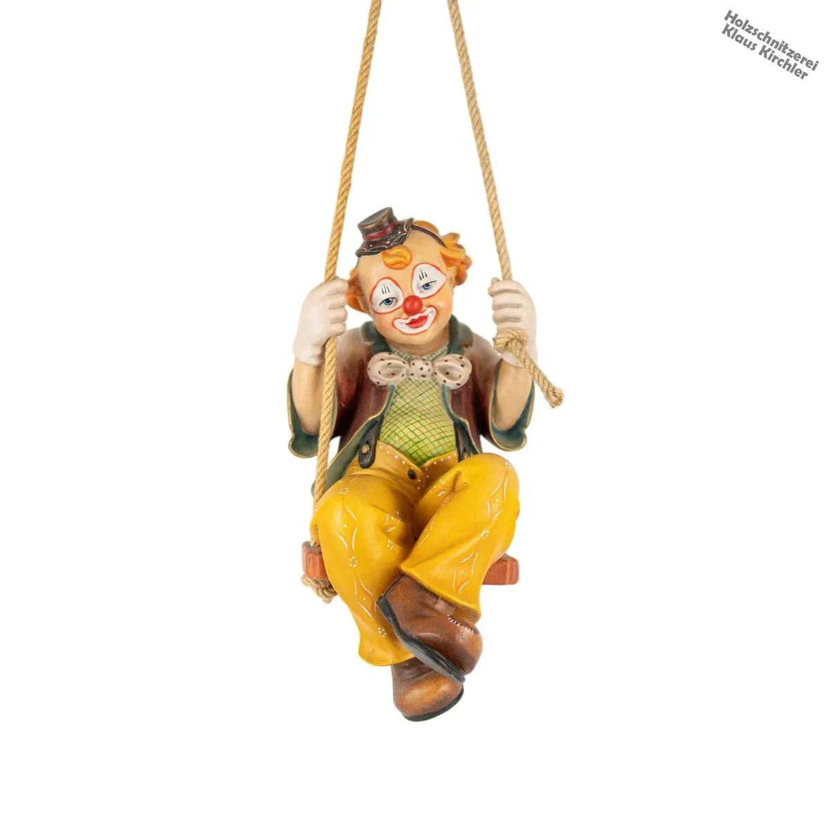 Clown Schaukel - bemalt - 34 cm