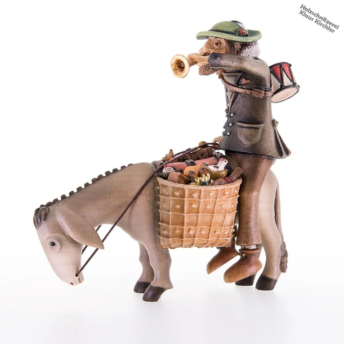 Der Spielzeughausierer mit Esel