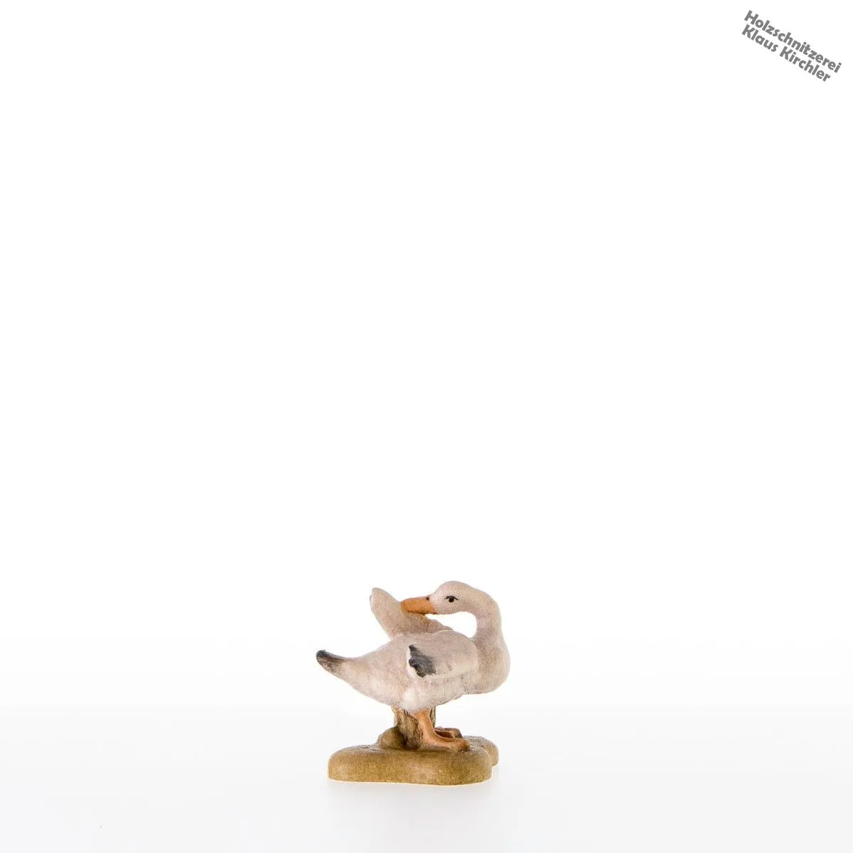 Ente mit Kopf zurueck