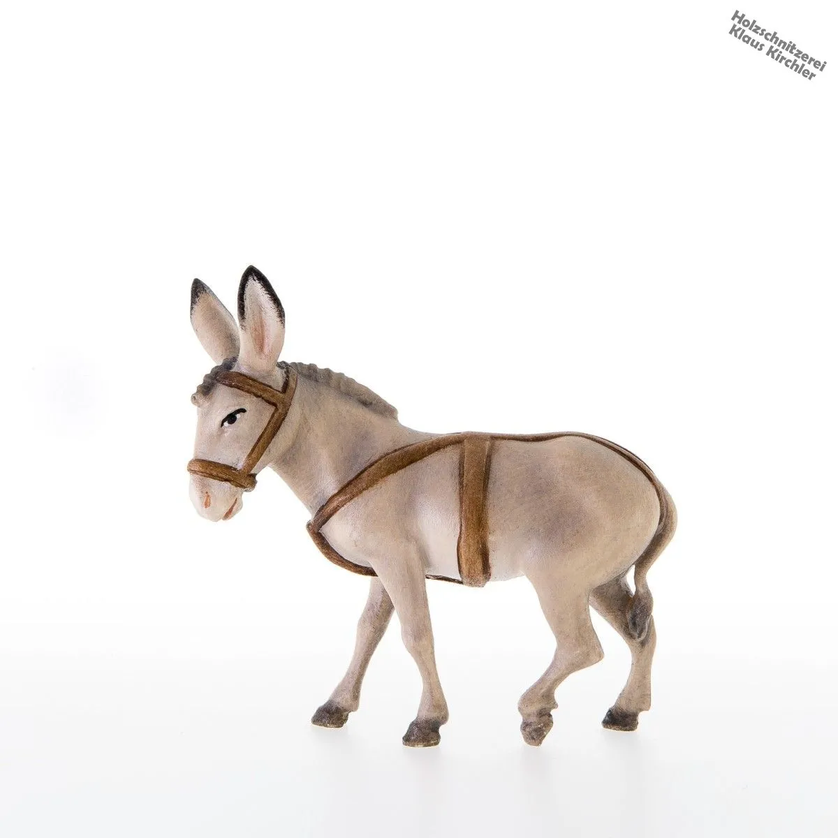 Esel mit Gurten ohne Karren