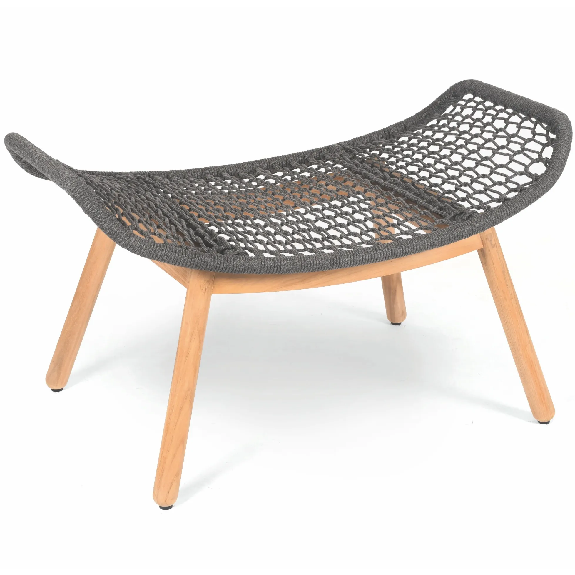 Wing Light Relax Hocker Teak von Fischer Möbel