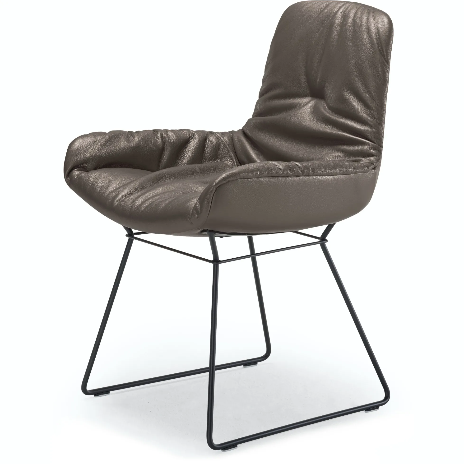 Leya Armlehnstuhl Low (Metall) von Freifrau