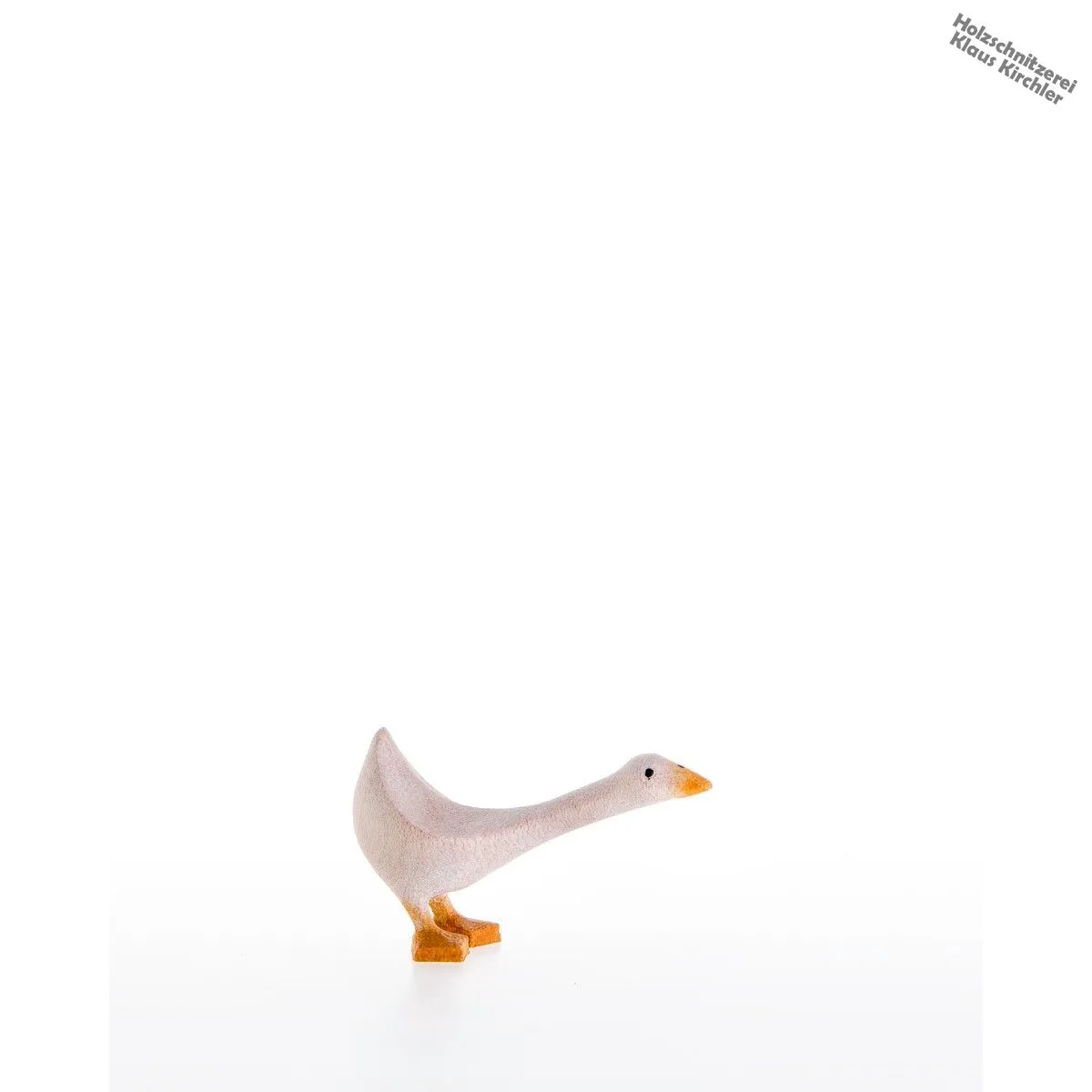 Gans nach vorne geneigt