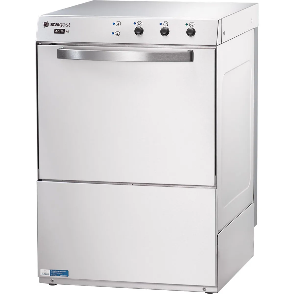 Geschirrspülmaschine Aqua A3 inkl. Klarspülmitteldosier-, Reinigerdosier-, Klarspül- und Ablaufpumpe, 230/400V, 3,9/4,9 kW