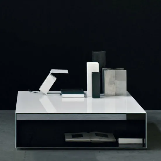 Couchtisch SIO2-Tunnel von Glas Italia