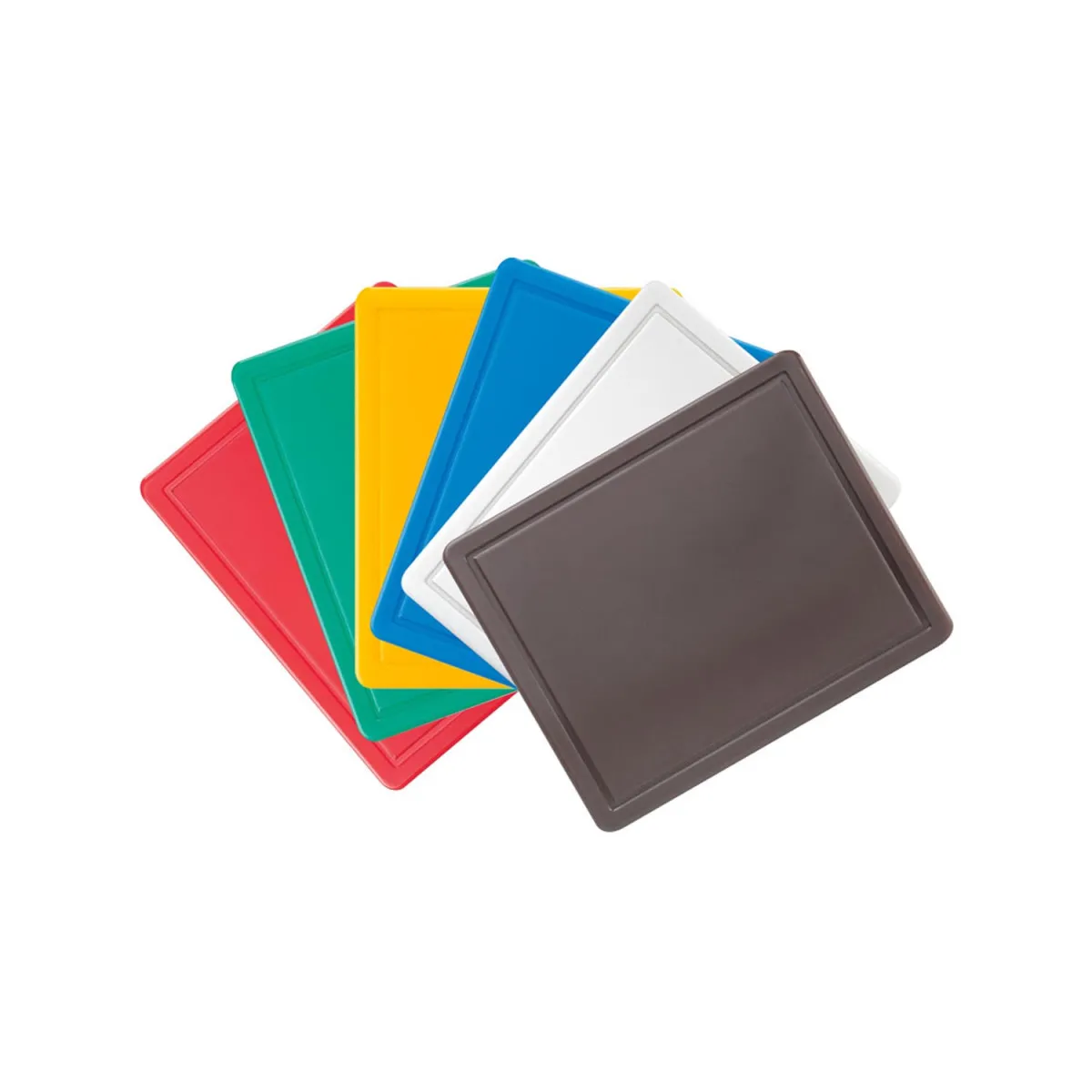 6tlg. HACCP Schneidbrettset GN1/2