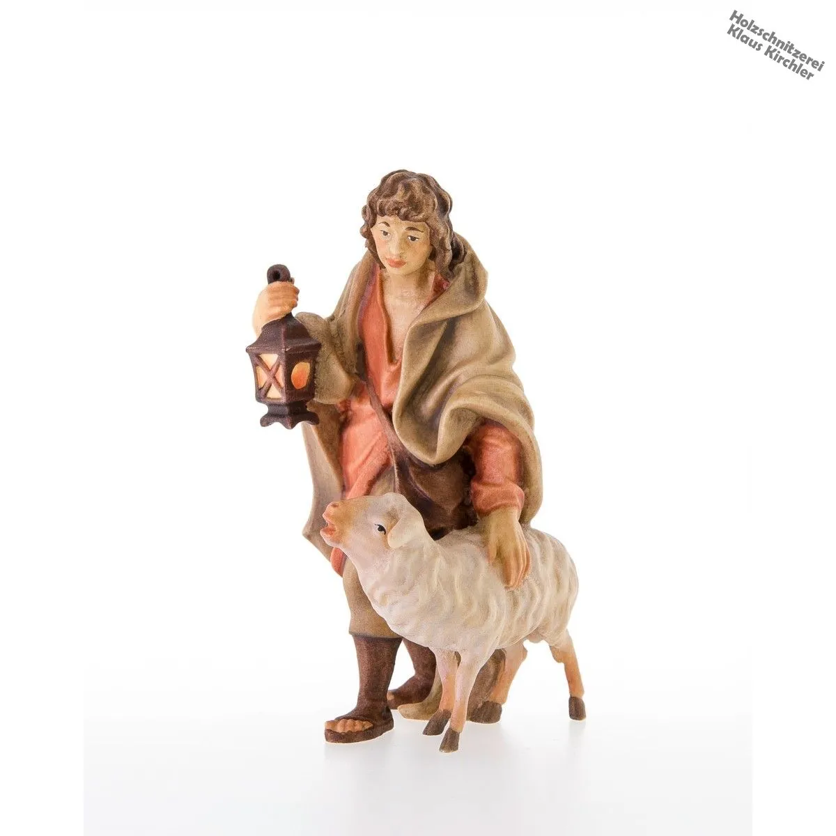 Pastore con pecora e laterna