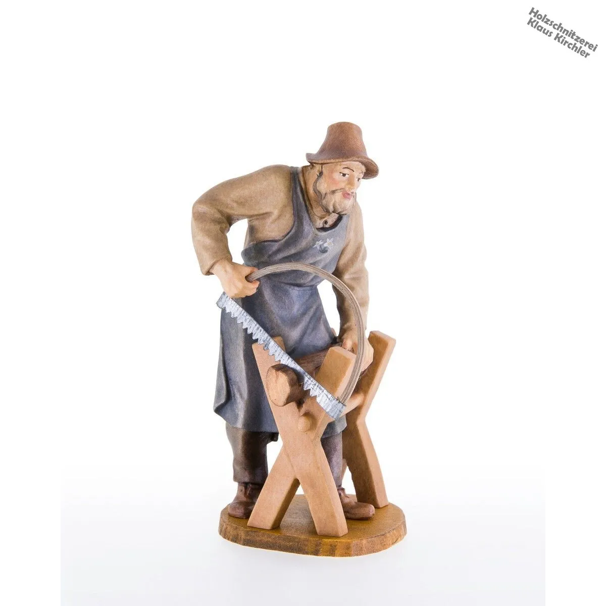 Holzhacker mit Rundsaege