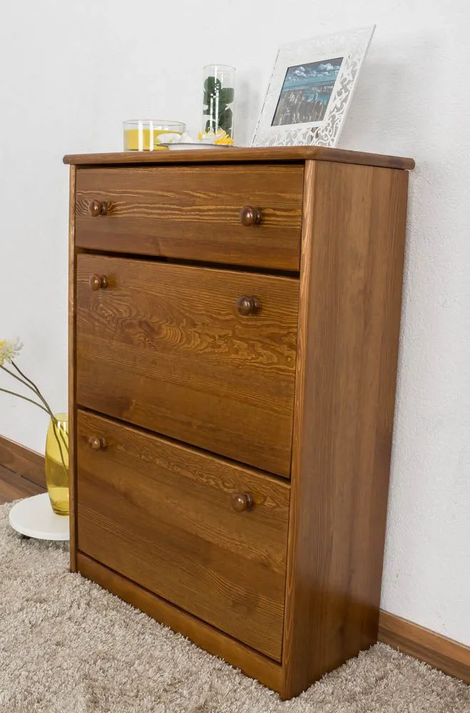 Schuhkommode Kiefer massiv