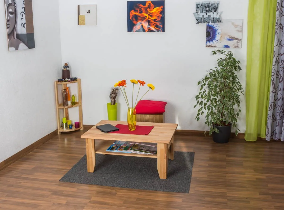 Kernbuche massiv Couchtisch