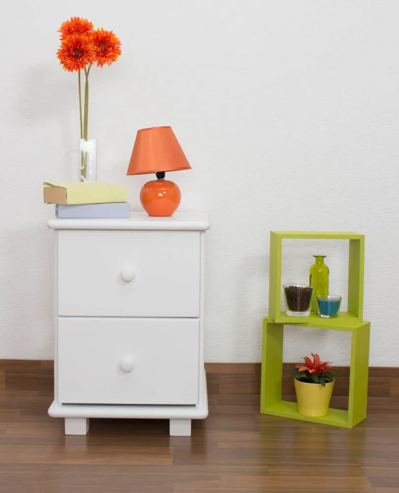 Nachtkommode weiss Kiefer