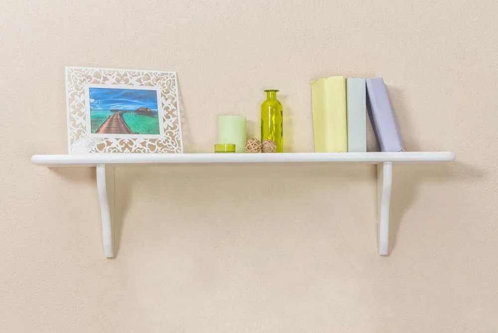 Hängeregal Kiefer weiß